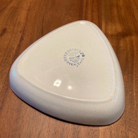 Franciscan Starburst Atomic 3-Part Relish Dish - Picture 3 of 5